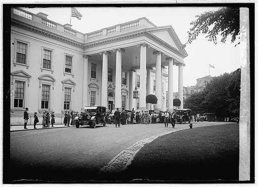 Harding leaving for Gettysburg, 7/1/22