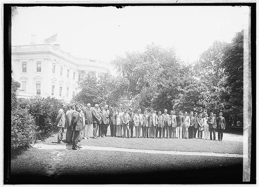Harding with Phillippine commission, 6/17/22