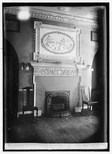 Interior of Kenmore frescos designed by Geo. Washington