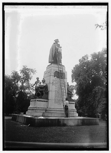 Washing Von Steuben statue, 8/11/22