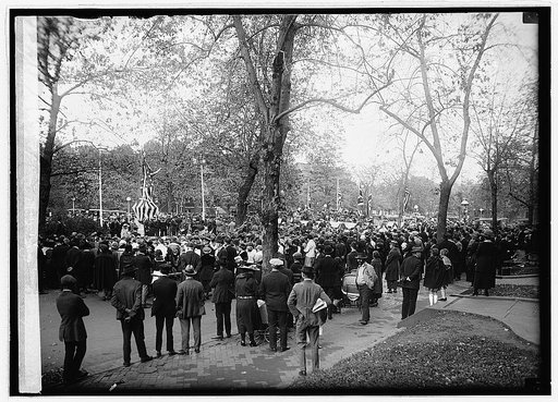 Unveiling Edmund Burke statue, 10/12/22