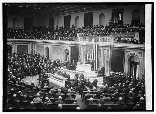 Harding addressing House, 11/21/22