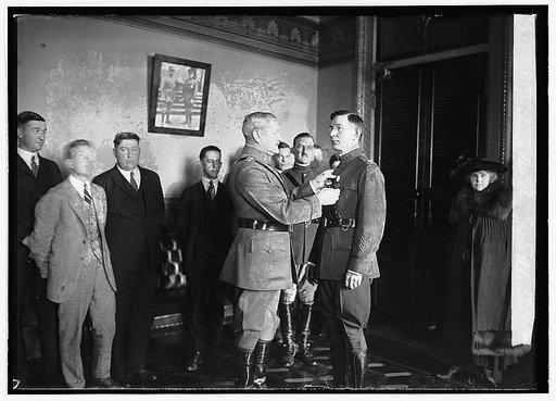 Pershing decorating Geo. E. Adamson, 12/20/22