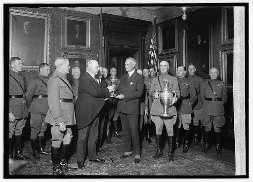 Weeks receiving Polo cups, 1/13/23