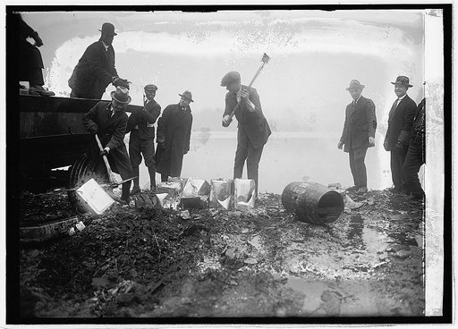 Destroying liquor, 3/13/23