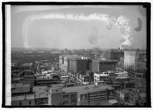 Penna. Ave. & D St. from P.O. roof