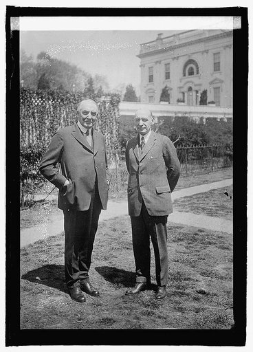 Pres. Harding & Brig. Gen'l Frank L. Hines, 4/25/23