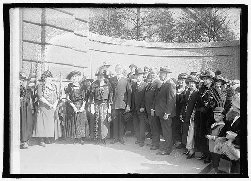 Unveiling tablet, Meridian Hill Park, 5/2/23