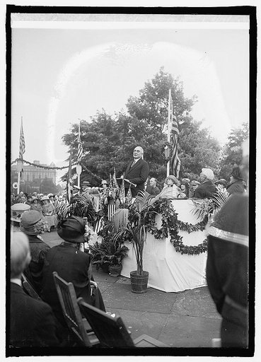 Pres. Harding at Alx. Hamilton unveiling, 5/17/23