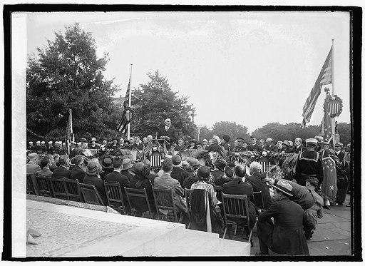 Pres. Harding at Alx. Hamilton unveiling, [5/17/23