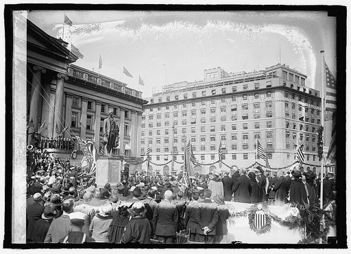 Unveiling Alx. Hamilton statue, 5/17/23