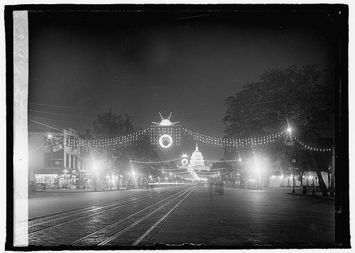 Penna. Ave. illuminated, 5/29/23