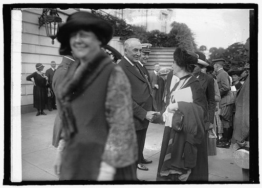 Harding receiving Nat'l. Conf. of Social Workers, 5/21/23