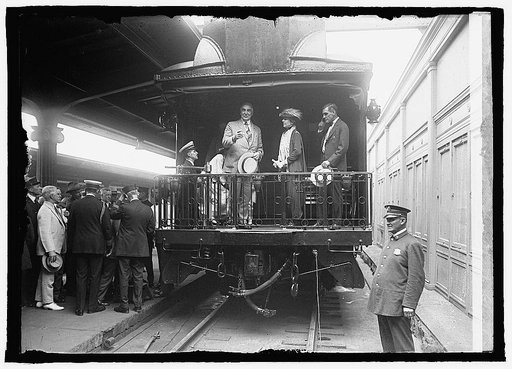 Pres. & Mrs. Harding & Geo. Christian, 6/20/23