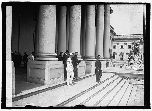 Coolidge leaving Capitol