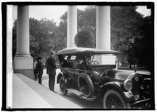 Woodrow Wilson at White House, 8/3/23