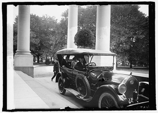 Woodrow Wilson at White House, [8/3/23