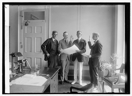 Slemp swearing in, [9/4/23
