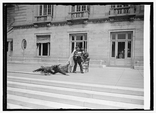 Red Cross demonstration, 9/27/23