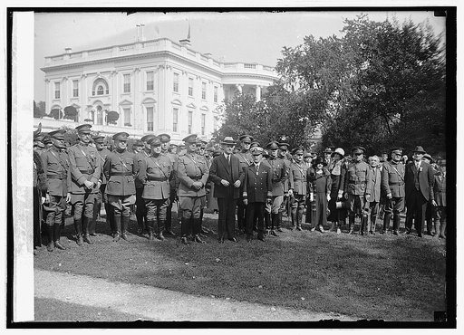 Military Order of World War, [at White House, Washington, D.C.], 10/4/23