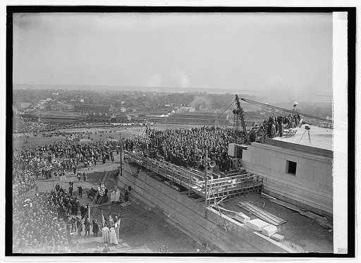 Geo. Wash. Memorial cornerstone laying, [11/1/23