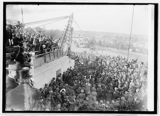 Geo. Wash. Memorial cornerstone laying, 11/1/23