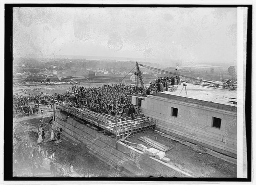 Geo. Wash. Memorial cornerstone laying, 11/1/23