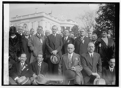 Coolidge & hotel men, 11/16/23