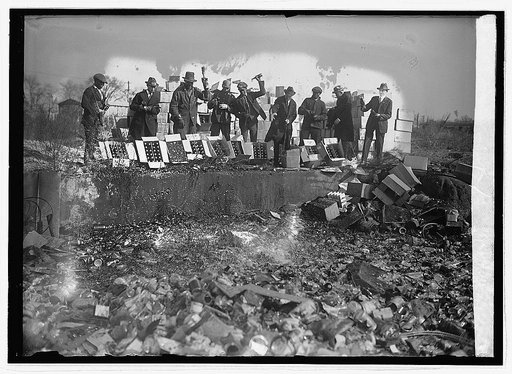 Destroying liquor, 11/20/23