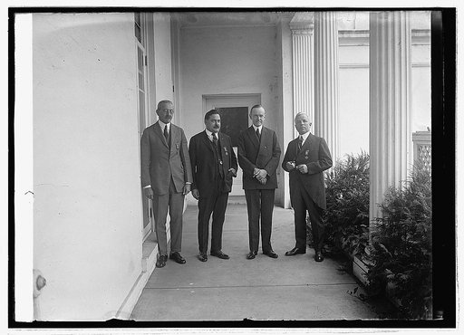 Coolidge & three unidentified men,] 11/5/23