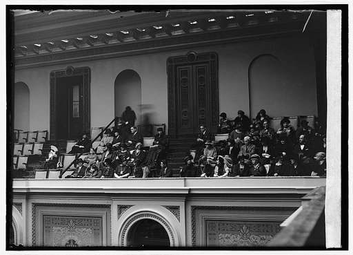 Mrs. Wilson in House gallery, [12/6/23