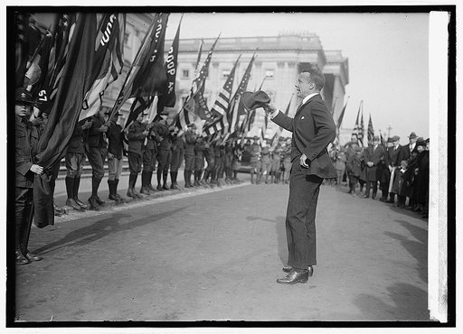 Roosevelt addressing Boy Scouts, [12/8/23