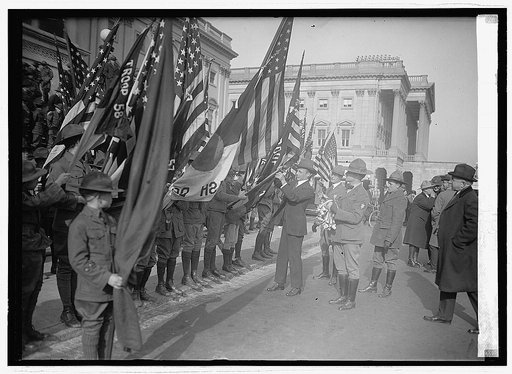 Roosevelt addressing Boy Scouts, [12/8/23