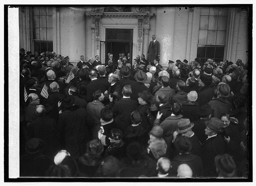 Anti-Saloon League at White House, 1/16/24