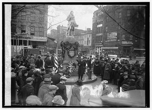 Franklin statue, 1/17/24