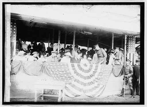 Wilson at officers reserve camp, 8/14/17