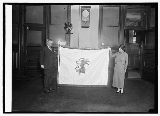 Harry S. New & Illinois flag, 2/26/24