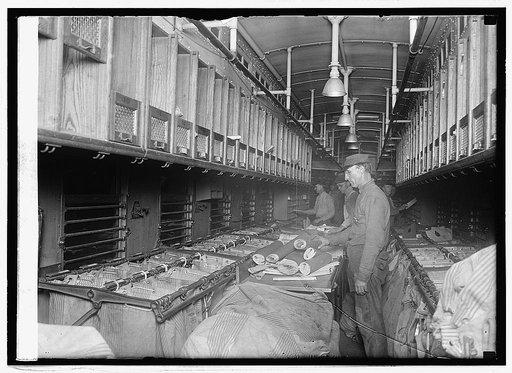 Railway mail service