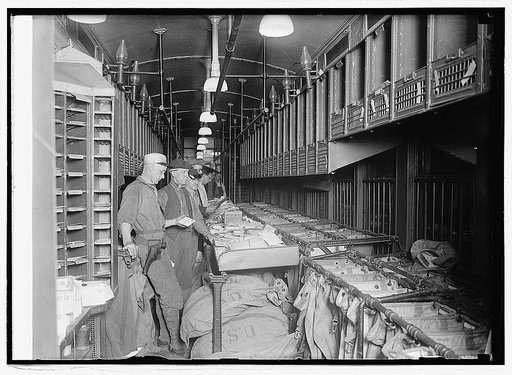 Railway mail service