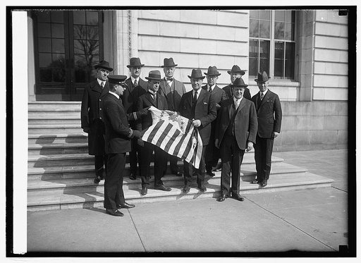 W.J. Jones & flag, 3/4/24
