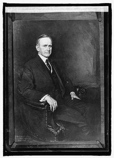 Coolidge painting by Christie, [3/24/24