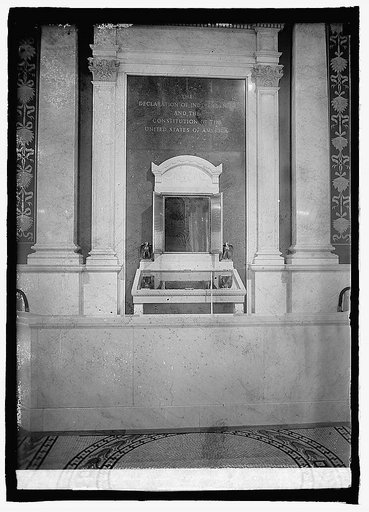 Shrine of Constitution in Cong. Library, [Washington, D.C.