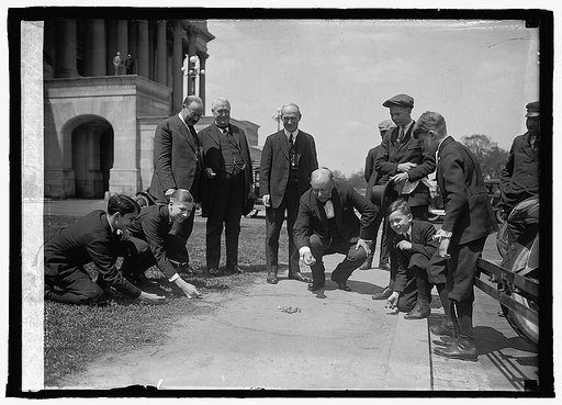 Ralston playing marbles, 4/26/24