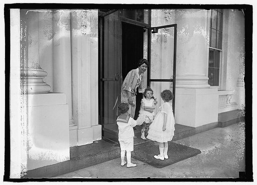 Mrs. Coolidge, May Day, 1924