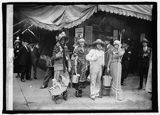 Four women dressed in costumes], 5/12/24