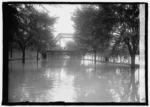 Flood, Potomac River near bridge