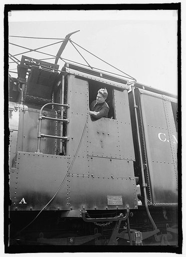 Largest electric loco & Cong. J.C. Schafer