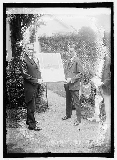 Pres. Coolidge (Birthday card from Gerlach & Balplow), 7/4/24