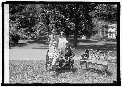 Pres. Coolidge & father, John Coolidge & mother, 7/18/[24