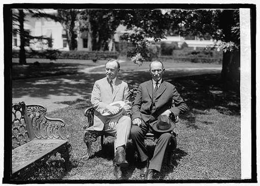 Pres. Coolidge & father, 7/18/24